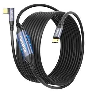 Link Cable with 27W Charging Port 20FT, Compatible with Meta Quest 3S/Quest3/Quest2/Pro/Pico 4 Accessories, PC VR, Steam VR, USB 3.1 C to USB C 5Gbps Cable for VR Headset, Unidirectional USB C Cable Link Cable with 27W Charging Port 20FT, Compatible with Meta Quest 3S/Quest3/Quest2/Pro/Pico 4 Accessories, PC VR, Steam VR, USB 3.1 C to USB C 5Gbps Cable for VR Headset, Unidirectional USB C Cable