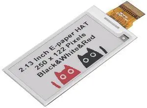 2.13-Inch E-Ink Display, Fits Raspberry Pi/Arduino, 250x122 Resolution RBW E-Paper Screen for Digital Labels, Industrial Instruments, and Conference Tags 2.13-Inch E-Ink Display, Fits Raspberry Pi/Arduino, 250x122 Resolution RBW E-Paper Screen for Digital Labels, Industrial Instruments, and Conference Tags
