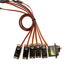6pcs MG-90 Servo Micro 12g Servo Motor Metal Gear Digital Servo for RC Airplane Model Car Helicopter Robot Diving Equipment Racing Model 6pcs MG-90 Servo Micro 12g Servo Motor Metal Gear Digital Servo for RC Airplane Model Car Helicopter Robot Diving Equipment Racing Model