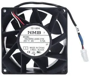 New for NMB Server Cooler 09238RE-24M-CTD 24V 0.73A 3Pins 92 * 92 * 38MM Frequency Converter Equipment Fan New for NMB Server Cooler 09238RE-24M-CTD 24V 0.73A 3Pins 92 * 92 * 38MM Frequency Converter Equipment Fan