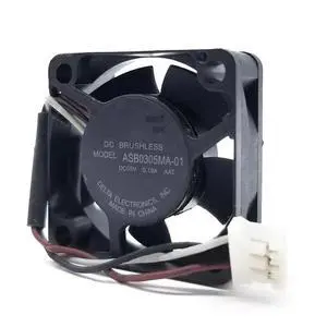 for ASB0305MA-01 Cooler 3010 3cm 30x30x10mm 3-Wire DC 5V 0.19A Server Cooling Fan for ASB0305MA-01 Cooler 3010 3cm 30x30x10mm 3-Wire DC 5V 0.19A Server Cooling Fan