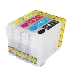 T34XL T3471-T3474 Compatible Ink Cartridge Refill Compatible with Workforce Pro WF-3720 WF-3725 Printer with ARC Chip T34XL T3471-T3474 Compatible Ink Cartridge Refill Compatible with Workforce Pro WF-3720 WF-3725 Printer with ARC Chip
