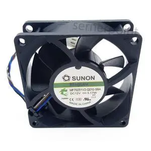 MF70251V2-Q010-S9A DC 12V 3.17W 4-Wire 70x70x25mm Server Square Fan MF70251V2-Q010-S9A DC 12V 3.17W 4-Wire 70x70x25mm Server Square Fan