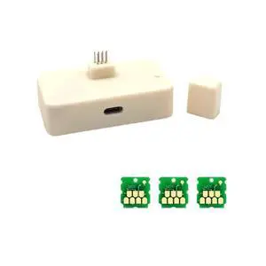 SC23MB S13S210125 S2101 Ink Tank Chip and Resetter Compatible with Dye Sublimation Printers Similar to SureColor F170 SC-F170 for Printer Maintenance(Resetter W 5 chip) SC23MB S13S210125 S2101 Ink Tank Chip and Resetter Compatible with Dye Sublimation Printers Similar to SureColor F170 SC-F170 for Printer Maintenance(Resetter W 5 chip)