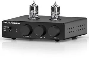 Tube Preamp MM Phono Stage HiFi Stereo Preamplifier w/Low Pass Filter, SUB Out Tube Preamp MM Phono Stage HiFi Stereo Preamplifier w/Low Pass Filter, SUB Out