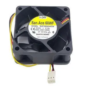 for 9WF0624H4D04 Cooling Fan DC24V 0.15A 60x60x25mm 6025 6CM 3-Wire Server Cooler for 9WF0624H4D04 Cooling Fan DC24V 0.15A 60x60x25mm 6025 6CM 3-Wire Server Cooler