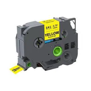 1Pcs 18mm Black On White Compatible Label Tape for D400 Label Maker Works with TZe241 Tze-241 Tze 241 Printer Ribbon(Black on Yellow) 1Pcs 18mm Black On White Compatible Label Tape for D400 Label Maker Works with TZe241 Tze-241 Tze 241 Printer Ribbon(Black on Yellow)
