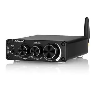 NS-15G 2 Channel Bluetooth Power Amplifier 200W Class D Digital Audio Amp for Speakers, Home Theater, with Treble Bass Tone Control NS-15G 2 Channel Bluetooth Power Amplifier 200W Class D Digital Audio Amp for Speakers, Home Theater, with Treble Bass Tone Control