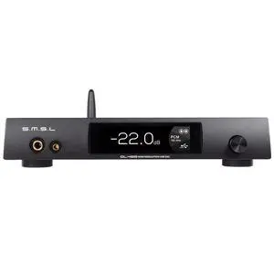 DL400 Audio DAC & Headphone Amplifier DSD 256 PCM 32bit/768kHz 323000mW*2 Balanced Headphone Amplifier RCA/XLR/6.35mm&4.4mm Headphone Output with Remote Control, Hi-Fi Audio Stereo Receiver DL400 Audio DAC & Headphone Amplifier DSD 256 PCM 32bit/768kHz 323000mW*2 Balanced Headphone Amplifier RCA/XLR/6.35mm&4.4mm Headphone Output with Remote Control, Hi-Fi Audio Stereo Receiver