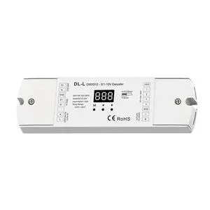DL DL-L DMX512 to 4CH 0-10V 1-10V decoder DMX512 Signal Converter 0-10V dimmer DMX 512 Signal to 0-10V(DL-L Only) DL DL-L DMX512 to 4CH 0-10V 1-10V decoder DMX512 Signal Converter 0-10V dimmer DMX 512 Signal to 0-10V(DL-L Only)