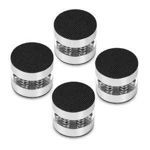 Nobsound 4PCS Silver Aluminum Spring Speakers Spikes Isolation Stand for HiFi Amplifier/Speaker/Turntable/Player Nobsound 4PCS Silver Aluminum Spring Speakers Spikes Isolation Stand for HiFi Amplifier/Speaker/Turntable/Player