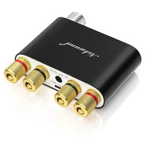 NS-10G Bluetooth 5.0 2 Channel Power Amplifier HiFi Stereo Audio Mini Amp Wireless Receiver 50Wx2 for Home Speaker with USB & Bass Sound Effect (Black) NS-10G Bluetooth 5.0 2 Channel Power Amplifier HiFi Stereo Audio Mini Amp Wireless Receiver 50Wx2 for Home Speaker with USB & Bass Sound Effect (Black)