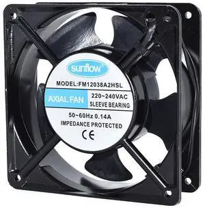 Well Tested FM12038A2HSL AC 220V 240V 0.14A 12038 12CM 120 * 120 * 38mm 2-Pin Axial Cooling Fan Well Tested FM12038A2HSL AC 220V 240V 0.14A 12038 12CM 120 * 120 * 38mm 2-Pin Axial Cooling Fan