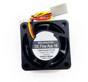 New 4CM Square Cooling 109P0424H7D20 4020 0.08A 24V 40x40x20mm Frequency Fan New 4CM Square Cooling 109P0424H7D20 4020 0.08A 24V 40x40x20mm Frequency Fan