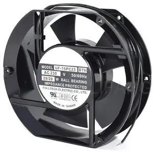 New for UF-15PC23 BTH AC 230V 50/60hZ 29W Ball Bearing Impedance Protected Cooling Fan New for UF-15PC23 BTH AC 230V 50/60hZ 29W Ball Bearing Impedance Protected Cooling Fan