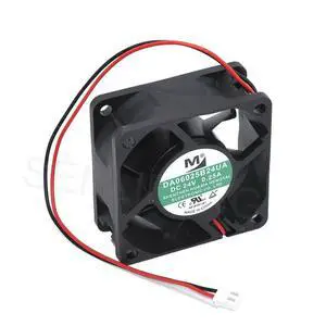 New DA06025B24UA 24V 0.25A 6025 6CM 2-Wire Converter Chassis Cooling Fan New DA06025B24UA 24V 0.25A 6025 6CM 2-Wire Converter Chassis Cooling Fan