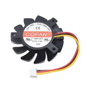 for F-4008H12B-IV DC 12V 0.18A Cooler 3Lines Cooling Fan for F-4008H12B-IV DC 12V 0.18A Cooler 3Lines Cooling Fan