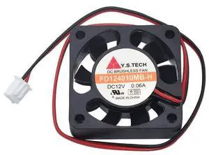 New for Y.S.TECH FD124010MB-H DC12V 0.06A 4CM 4010 Square Cooling Fan New for Y.S.TECH FD124010MB-H DC12V 0.06A 4CM 4010 Square Cooling Fan