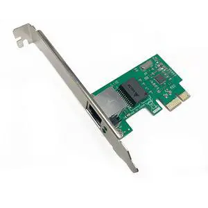 PCIe X1 to RJ45 Gigabit Ethernet Network Card 1000Mbps Wired LAN Adapter for Desktop PC Compatible with Wins XP Vista 7 PCIe X1 to RJ45 Gigabit Ethernet Network Card 1000Mbps Wired LAN Adapter for Desktop PC Compatible with Wins XP Vista 7