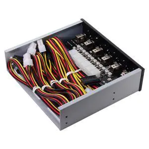 6 Hard Disk Control System Intelligent Control Management System HDD SSD Power Switch with 5.25 CD-ROM Bay 6 Hard Disk Control System Intelligent Control Management System HDD SSD Power Switch with 5.25 CD-ROM Bay