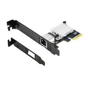 PCIe 4.0 X1 to RJ45 10G Ethernet Network Card RTL8127 Chip High-Speed LAN Adapter with Multi-Speed Compatible with Windows/Linux Desktop, Server, and Gaming PC PCIe 4.0 X1 to RJ45 10G Ethernet Network Card RTL8127 Chip High-Speed LAN Adapter with Multi-Speed Compatible with Windows/Linux Desktop, Server, and Gaming PC