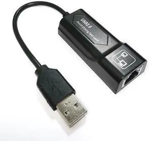 USB 2.0 to RJ45 Ethernet Adapter, 10/100Mbps Fast Ethernet LAN Network Converter, Plug & Play, Auto MDIX, Jumbo Frame Compatible with Win 7 8 Mac Linux USB 2.0 to RJ45 Ethernet Adapter, 10/100Mbps Fast Ethernet LAN Network Converter, Plug & Play, Auto MDIX, Jumbo Frame Compatible with Win 7 8 Mac Linux