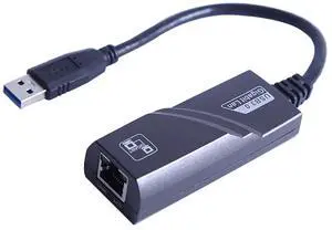 USB 3.0 to RJ45 Gigabit Ethernet Adapter 1000Mbps Wired Network LAN Adapter Plug and Play for Laptop Desktop and Ultrabook USB 3.0 to RJ45 Gigabit Ethernet Adapter 1000Mbps Wired Network LAN Adapter Plug and Play for Laptop Desktop and Ultrabook