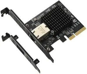 PCIe x4 10G Network Card IO-PCE113-GLAN, AQC113 Chip 10G/5G/2.5G/1G RJ45 Ethernet Adapter, Compatible with Desktop PC, Server, NAS, and Soft Router Systems (Not Compatible with Apple System) PCIe x4 10G Network Card IO-PCE113-GLAN, AQC113 Chip 10G/5G/2.5G/1G RJ45 Ethernet Adapter, Compatible with Desktop PC, Server, NAS, and Soft Router Systems (Not Compatible with Apple System)