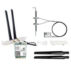 AX210 WiFi 6E WiFi Card M.2 NGFF Mini Desktop kit Adapter 6GHz BT5.3 Wireless 802.11ax 5400Mbps 2.4Ghz 5Ghz Support OFDMA MU-MIMO AX210NGW Gigabit Network Card AX210 WiFi 6E WiFi Card M.2 NGFF Mini Desktop kit Adapter 6GHz BT5.3 Wireless 802.11ax 5400Mbps 2.4Ghz 5Ghz Support OFDMA MU-MIMO AX210NGW Gigabit Network Card