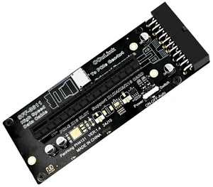 PH4131 PCIe 4.0 x16 to Oculink SFF-8612 Adapter Card External GPU (eGPU) Riser for Desktop & Laptop, ATX 24-Pin Power, Supports Gen4x4, x1/x4/x8/x16 Devices PH4131 PCIe 4.0 x16 to Oculink SFF-8612 Adapter Card External GPU (eGPU) Riser for Desktop & Laptop, ATX 24-Pin Power, Supports Gen4x4, x1/x4/x8/x16 Devices