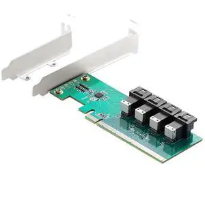 PCIe 3.0 x16 to 4-Port U.2 NVMe Expansion Card, SFF-8643/SFF-8639 Interface Splitter Adapter High-Speed 4X NVMe SSD RAID Card for Server,Data Center (Only Card) PCIe 3.0 x16 to 4-Port U.2 NVMe Expansion Card, SFF-8643/SFF-8639 Interface Splitter Adapter High-Speed 4X NVMe SSD RAID Card for Server,Data Center (Only Card)