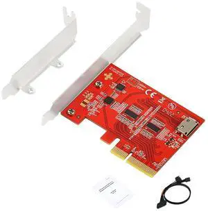 PCIe 4.0 x4 to U.2 Expansion Card with Cable Oculink SFF-8612 to SFF-8639 NVMe SSD Adapter, Gen4 16GT/s High-Speed Data Transfer for Server, Desktop, and Workstation PCIe 4.0 x4 to U.2 Expansion Card with Cable Oculink SFF-8612 to SFF-8639 NVMe SSD Adapter, Gen4 16GT/s High-Speed Data Transfer for Server, Desktop, and Workstation