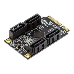 Mini PCI-E PCI Express to 6Gbps Four Ports SATA 3.0 Adapter Converter Hard Drive Extension Card for SSD Mini PCI-E PCI Express to 6Gbps Four Ports SATA 3.0 Adapter Converter Hard Drive Extension Card for SSD