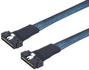 PCIe SlimSAS LP Low Profile SFF-8654 8i 74P to LP 8X High Speed Internal Cable 24Gbps 85m 30AWG Server Data Harness (0.8M/31.49in) PCIe SlimSAS LP Low Profile SFF-8654 8i 74P to LP 8X High Speed Internal Cable 24Gbps 85m 30AWG Server Data Harness (0.8M/31.49in)