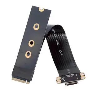 PCI-E4.0 M.2 M-Key 2280 NGFF to Oculink SFF-8612 SFF-8611 Host Cable for NVME U.2 SSD eGPU 15cm PCI-E4.0 M.2 M-Key 2280 NGFF to Oculink SFF-8612 SFF-8611 Host Cable for NVME U.2 SSD eGPU 15cm