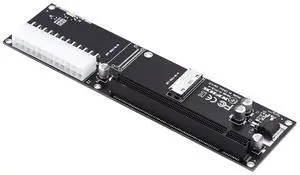 Oculink 8X SFF-8612 8611 to PCI-Express PCIE 16x Adapter with ATX 24pin Power Port for Mainboard Graphics Card Oculink 8X SFF-8612 8611 to PCI-Express PCIE 16x Adapter with ATX 24pin Power Port for Mainboard Graphics Card