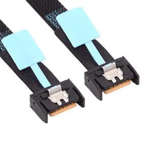Mini Cool Edge IO MCIO PCI-E 4i 38Pin PCI-E 5.0 Male to MCIO 4i SFF-TA-1016 Extender Cable 50cm Mini Cool Edge IO MCIO PCI-E 4i 38Pin PCI-E 5.0 Male to MCIO 4i SFF-TA-1016 Extender Cable 50cm