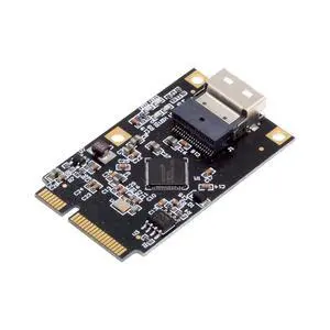 6Gbps PCI Express Mini PCI-E to Four Ports Slimline SFF-8654 SATA 3.0 Adapter Converter Disk Extension Card for SSD 6Gbps PCI Express Mini PCI-E to Four Ports Slimline SFF-8654 SATA 3.0 Adapter Converter Disk Extension Card for SSD