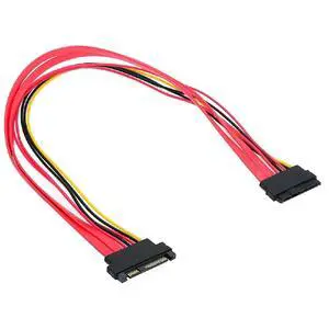 29Pin SFF-8482 SAS Cable 12Gbps Male to Female Extension Cable for SAS Raid Server Hard Disk Drive SSD 100cm 29Pin SFF-8482 SAS Cable 12Gbps Male to Female Extension Cable for SAS Raid Server Hard Disk Drive SSD 100cm
