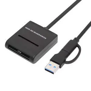 USB3.0 to MSATA SSD Docking Enclosure 5Gbps USB-C Type-C Type-A Dual Connector External Cable USB3.0 to MSATA SSD Docking Enclosure 5Gbps USB-C Type-C Type-A Dual Connector External Cable