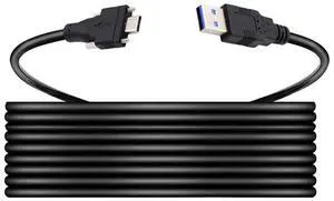 5 M USB 3.1 Type-C to Standard USB3.0 Data Cable Dual Locking Connector for Camera with Panel Mount Screw 5 M USB 3.1 Type-C to Standard USB3.0 Data Cable Dual Locking Connector for Camera with Panel Mount Screw