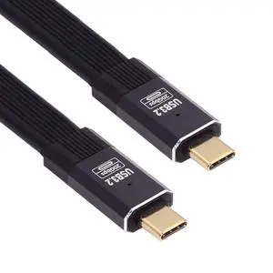 20Gbps USB4 Cable Flat Slim FPC Cable with 100W and 8K@60Hz 5K@60Hz USB4.0 Compatible with Thunderbolt3/4 20CM 20Gbps USB4 Cable Flat Slim FPC Cable with 100W and 8K@60Hz 5K@60Hz USB4.0 Compatible with Thunderbolt3/4 20CM