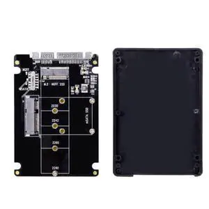 Combo M.2 NGFF B-Key & mSATA SSD to SATA 3.0 Adapter Converter Case Enclosure with Switch Combo M.2 NGFF B-Key & mSATA SSD to SATA 3.0 Adapter Converter Case Enclosure with Switch
