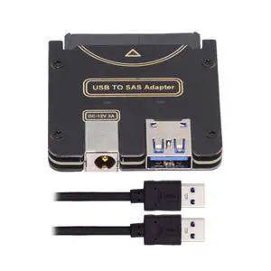 SFF-8482 SAS 29Pin to 5Gbps USB 3.0 Hard Disk Drive Raid Adapter with Chipset and Power Port (Need 12V/3A Power Supply) SFF-8482 SAS 29Pin to 5Gbps USB 3.0 Hard Disk Drive Raid Adapter with Chipset and Power Port (Need 12V/3A Power Supply)