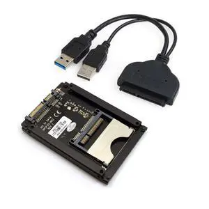 SATA 22Pin to USB 3.0 to CFast Card Adapter 2.5 inch Hard Disk Case SSD HDD CFast Card Reader for PC Laptop SATA 22Pin to USB 3.0 to CFast Card Adapter 2.5 inch Hard Disk Case SSD HDD CFast Card Reader for PC Laptop