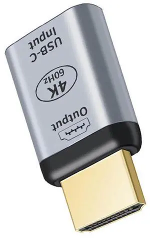 USB-C Type C Female Source to HDMI Sink HDTV Adapter 4K 60hz 1080p for Tablet & Phone & Laptop USB-C Type C Female Source to HDMI Sink HDTV Adapter 4K 60hz 1080p for Tablet & Phone & Laptop