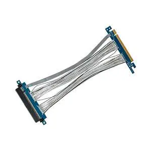 PCIe 5.0 GPU High-Speed Riser Cable, 270° Connector, for Vertical GPU Mount & Server SAS, 26cm (10.2 in), Full Speed x16, PCIe 5.0/4.0/3.0 Compatible PCIe 5.0 GPU High-Speed Riser Cable, 270° Connector, for Vertical GPU Mount & Server SAS, 26cm (10.2 in), Full Speed x16, PCIe 5.0/4.0/3.0 Compatible