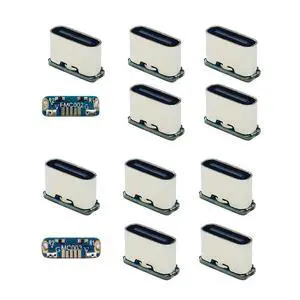 10pcs/lot Type DC 5V Power DIY Solder Type-C Female Socket Connector Replace for Micro-USB 5Pin Female SMT 10pcs/lot Type DC 5V Power DIY Solder Type-C Female Socket Connector Replace for Micro-USB 5Pin Female SMT