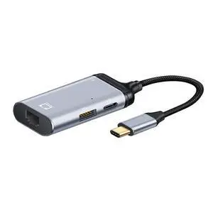 chenyang USB C HUB,USB C to RJ45/USB A/C Data/PD 65W Fast Charging 4 in 1 Multiport Adapter Support Network/Data/Charging Working at The Same time chenyang USB C HUB,USB C to RJ45/USB A/C Data/PD 65W Fast Charging 4 in 1 Multiport Adapter Support Network/Data/Charging Working at The Same time