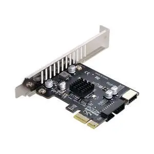 5Gbps Type-E USB 3.1 Front Panel Socket & USB 2.0 to PCI-E 1X Express Card VL805 Adapter for Motherboard 5Gbps Type-E USB 3.1 Front Panel Socket & USB 2.0 to PCI-E 1X Express Card VL805 Adapter for Motherboard